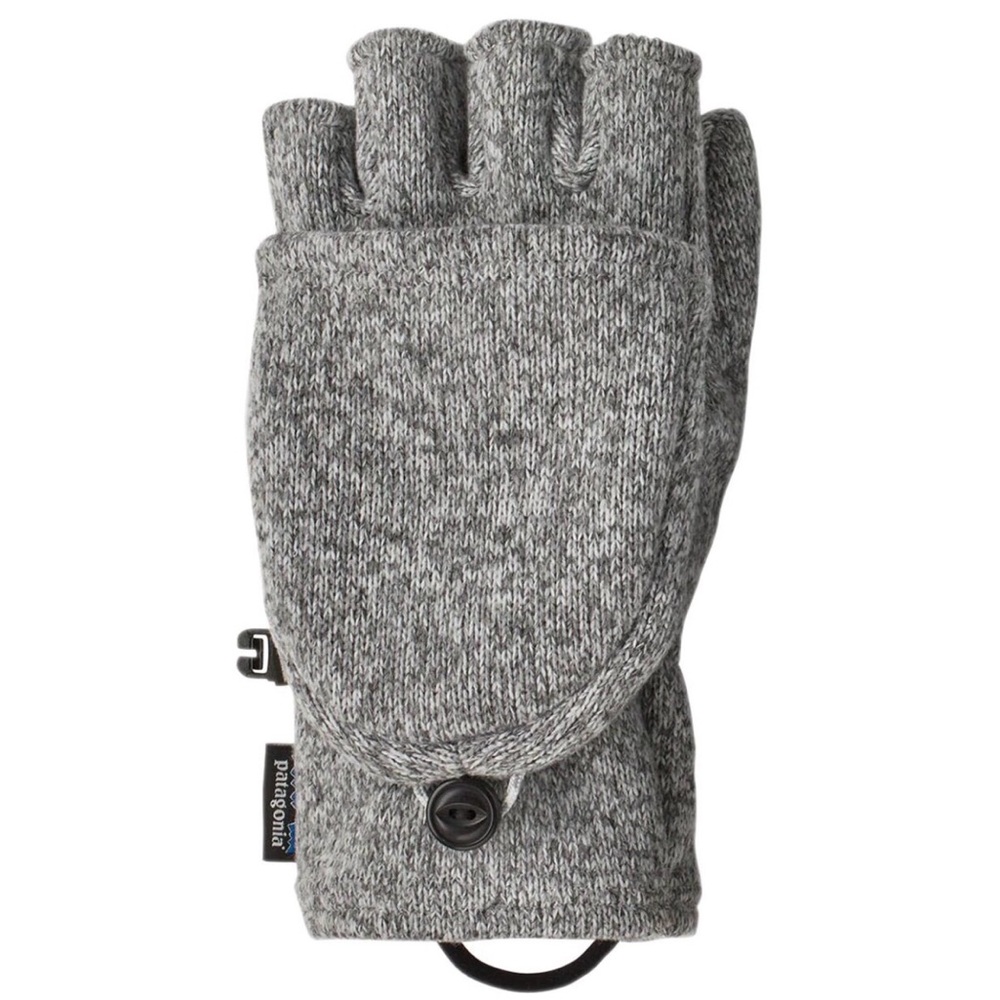 Patagonia Charcoal Fingerless Gloves